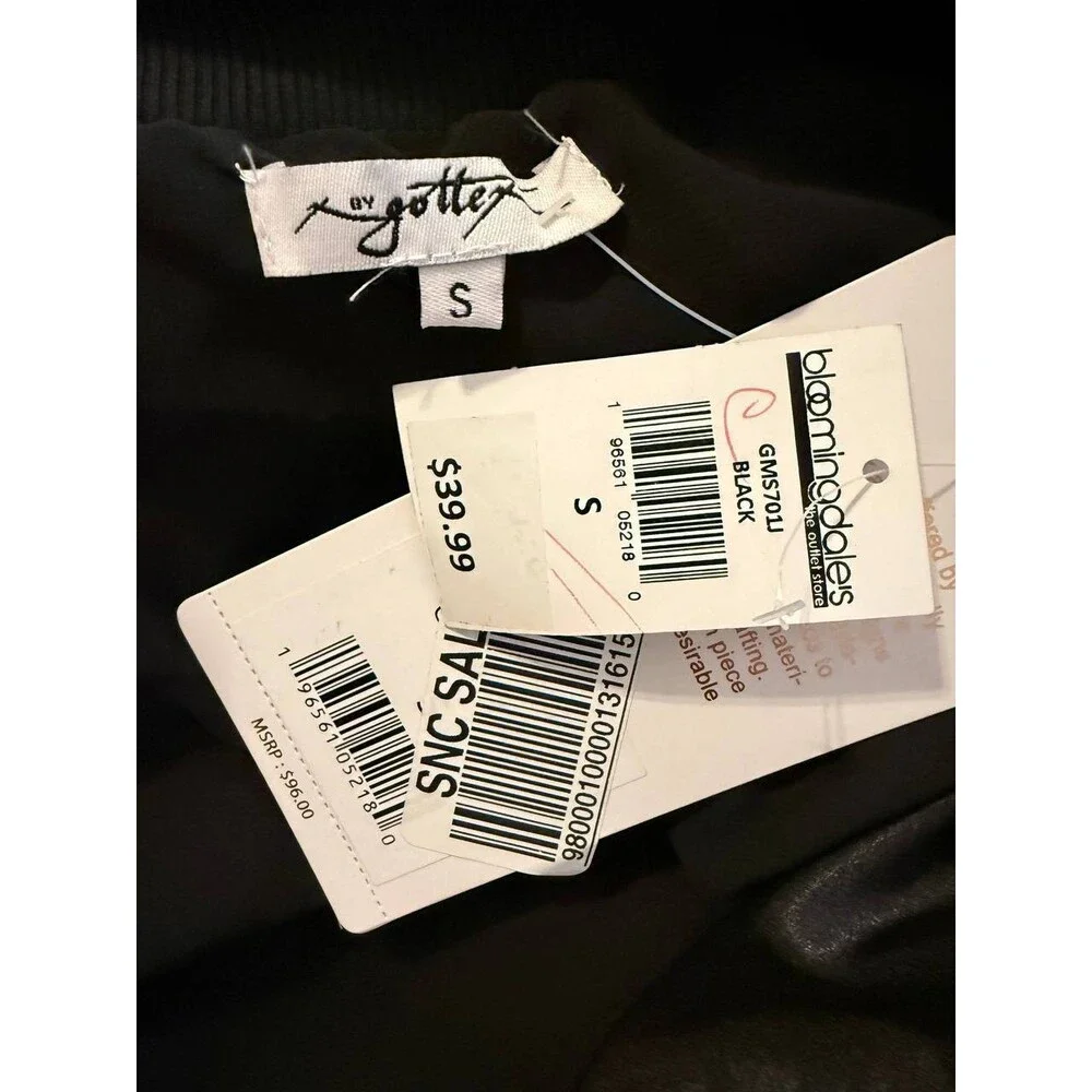 X by Gottex Satin Bomber Jacket – Black – Size 1 (Runs Small) – NWT – $39.99 - Picture 10 of 10